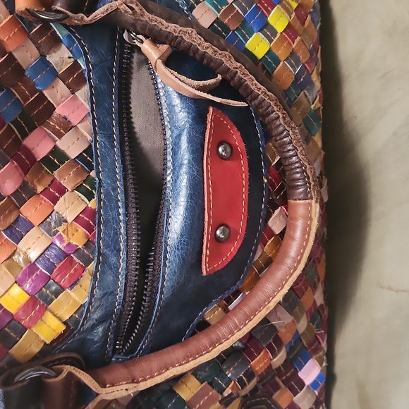 Multicolor leather purse - Picture 3 of 10
